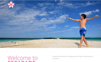 escapadezanzibar.com screenshot