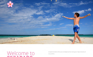 escapadezanzibar.com screenshot