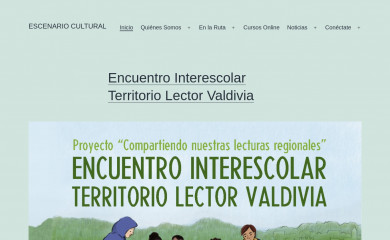 escenariocultural.cl screenshot