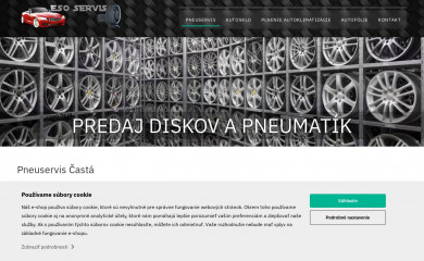 esoservis.sk screenshot