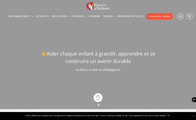 espoirsdenfants.org screenshot