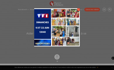 espoirsdenfants.org screenshot