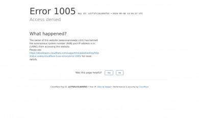 evanslawpc.com screenshot