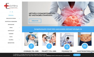 ezustfenyklinika.hu screenshot