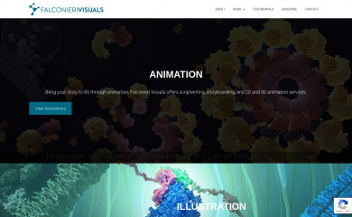falconierivisuals.com screenshot