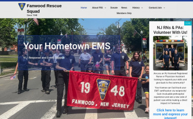 fanwoodrescue.com screenshot