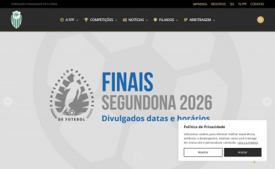 federacaopr.com.br screenshot