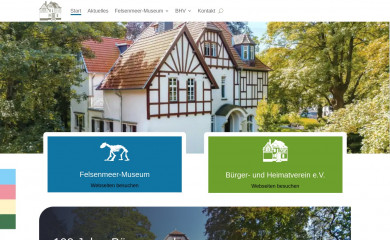 felsenmeer-museum.de screenshot