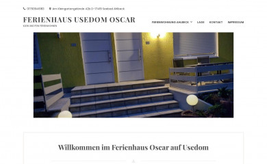 ferienhaus-usedom-oscar.de screenshot