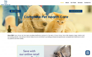 fernygrovevet.com.au screenshot