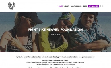 fightlikeheaven.org screenshot