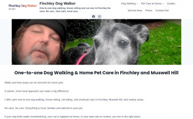 finchleydogwalker.co.uk screenshot