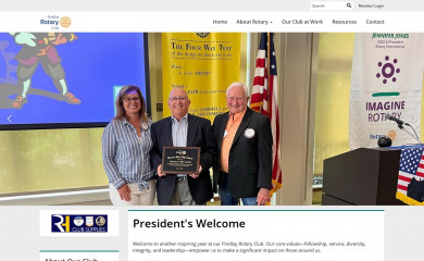 findlayrotary.org screenshot