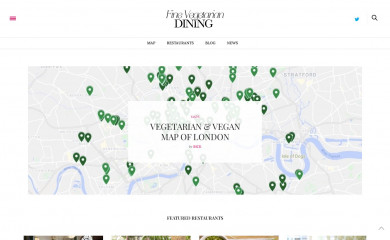 finevegetariandining.co.uk screenshot