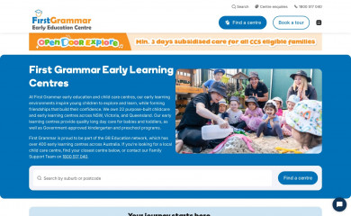 firstgrammar.com.au screenshot