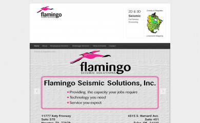 flamingoseismic.com screenshot