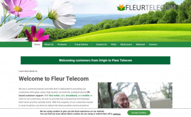 fleurtelecom.co.uk screenshot