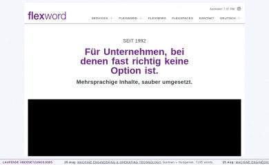 flexwordmarketing.com screenshot