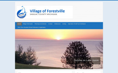 forestvillemichigan.com screenshot