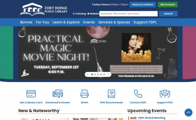 fortdodgelibrary.org screenshot