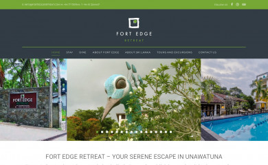 fortedgeretreat.com screenshot