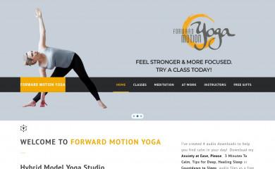 forwardmotionyoga.com screenshot