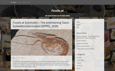 fossils.at screenshot