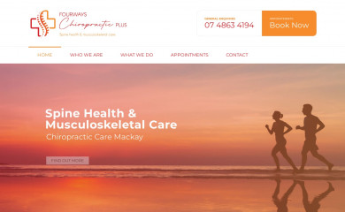 fourwayschiropractic.com screenshot