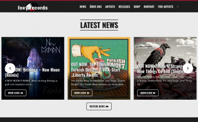 foxyrecords.de screenshot