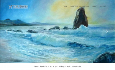 fredhawkes.co.uk screenshot