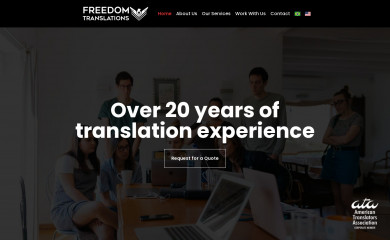 freedomtranslationsusa.com screenshot
