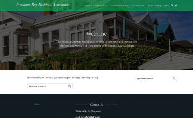 freemansbay.org.nz screenshot