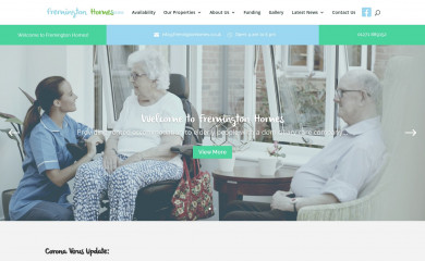 fremingtonhomes.co.uk screenshot