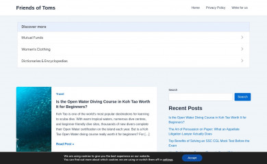 friendsoftoms.org screenshot