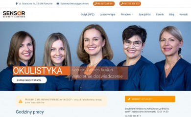 gabinetysensor.pl screenshot
