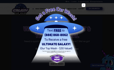 galaxyexpresscarwash.com screenshot
