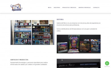 galeriadelmarco.com screenshot