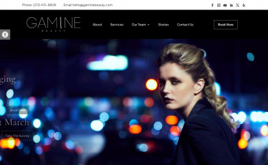 gaminebeauty.com screenshot