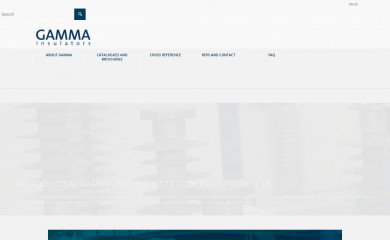 gammainsulators.com screenshot