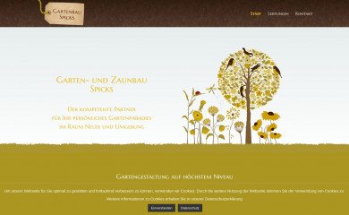 gartenbau-spicks.de screenshot