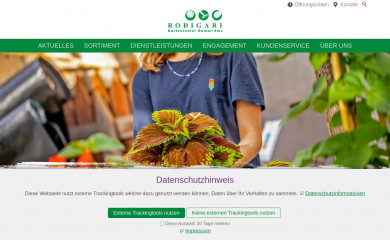 gartencenter-domatems.ch screenshot