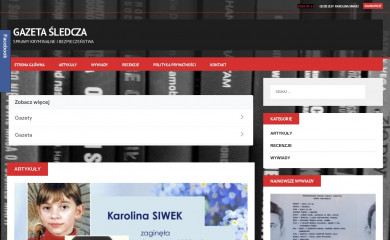 gazetasledcza.pl screenshot
