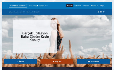 gaziemirlazerepilasyon.com screenshot