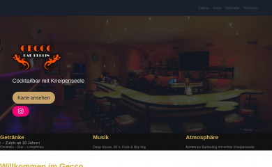 gecco-bar.de screenshot