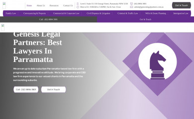genesislegalpartners.com.au screenshot