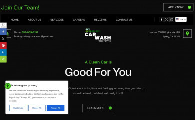 gfycarwash.com screenshot
