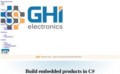 ghielectronics.com screenshot