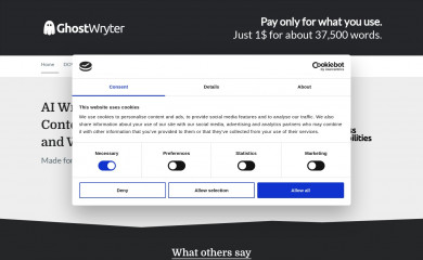 ghostwryter.net screenshot