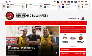 gobullsnakes.com screenshot