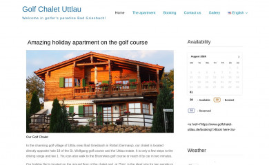 golfchalet-uttlau.de screenshot